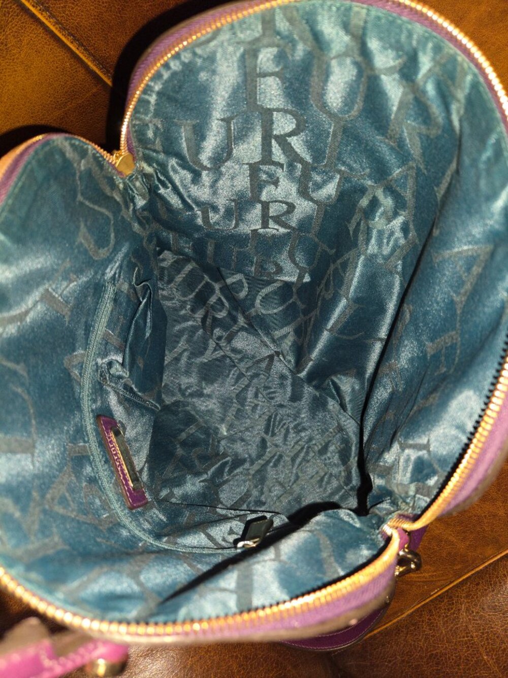 Furla Leather Piper Satchel - Purple - EUC - Picture 11 of 16